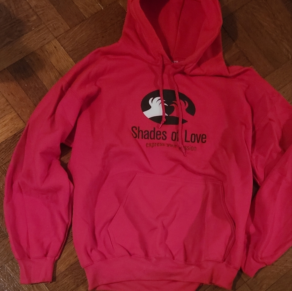 Shades of love hoodie w boy shorts sz l